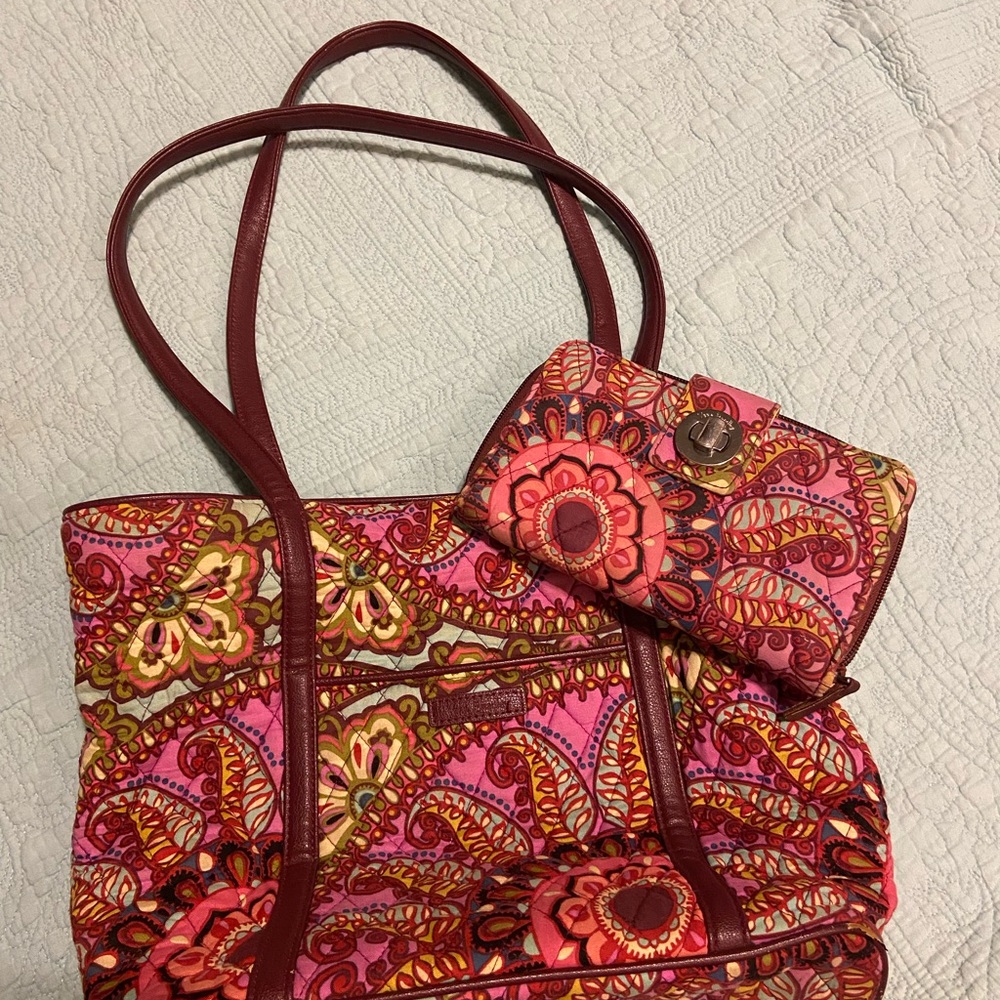 Purse and wallet set